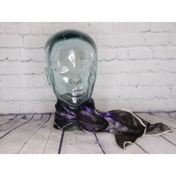 GORGEOUS Vintage Floral Head Scarf! - Picture 5 of 7